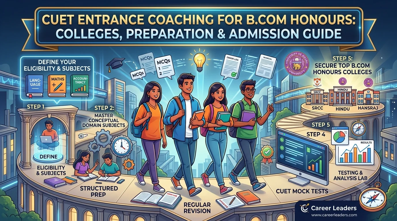 CUET entrance coaching for bcom